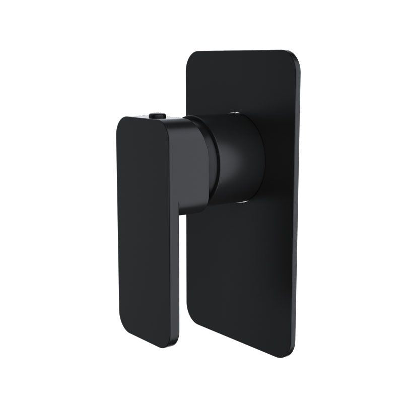 IVANO Series Solid Brass Black Shower/Bath Wall Mixer