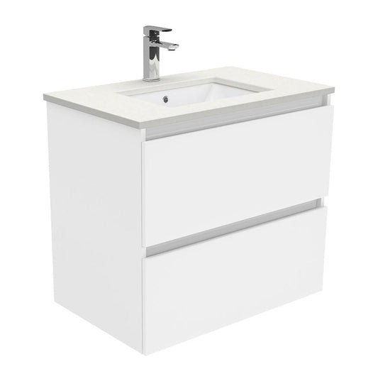 Fienza Sarah Crystal Pure Undermount 750 Quest Wall-Hung Vanity