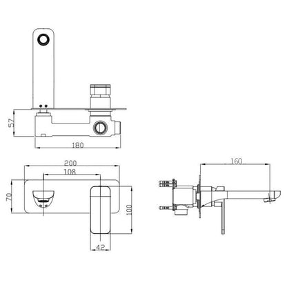 IVANO Series OX0223-2.BM-NB Trim Kit(match CLPS)