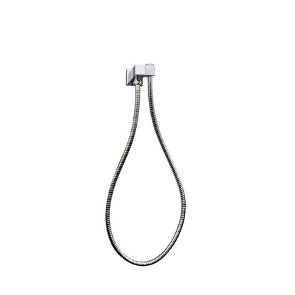 Norico Esperia Chrome Square Shower Holder Wall Connector & Hose