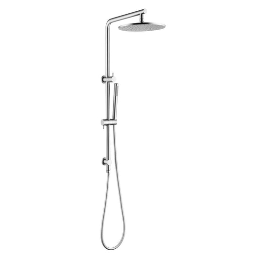 Norico Pentro 250mm Chrome Round Handheld Shower Station