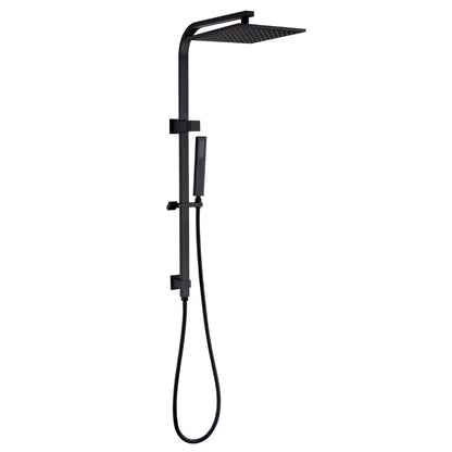 Norico Esperia 250mm Matte Black Square Shower Station