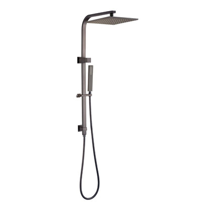 Norico Esperia 250mm Gun Metal Grey Square Shower Station