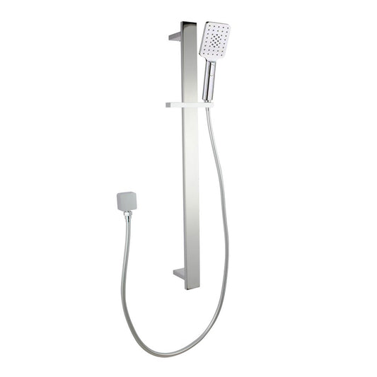 Norico Bellino Chrome Square Handheld Shower Rail Set