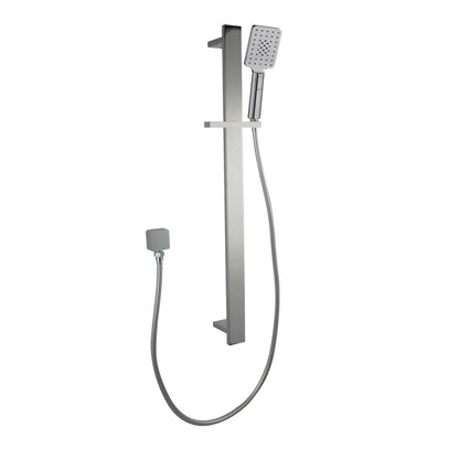 Norico Bellino Brushed Nickel Square Handheld Shower Rail Set