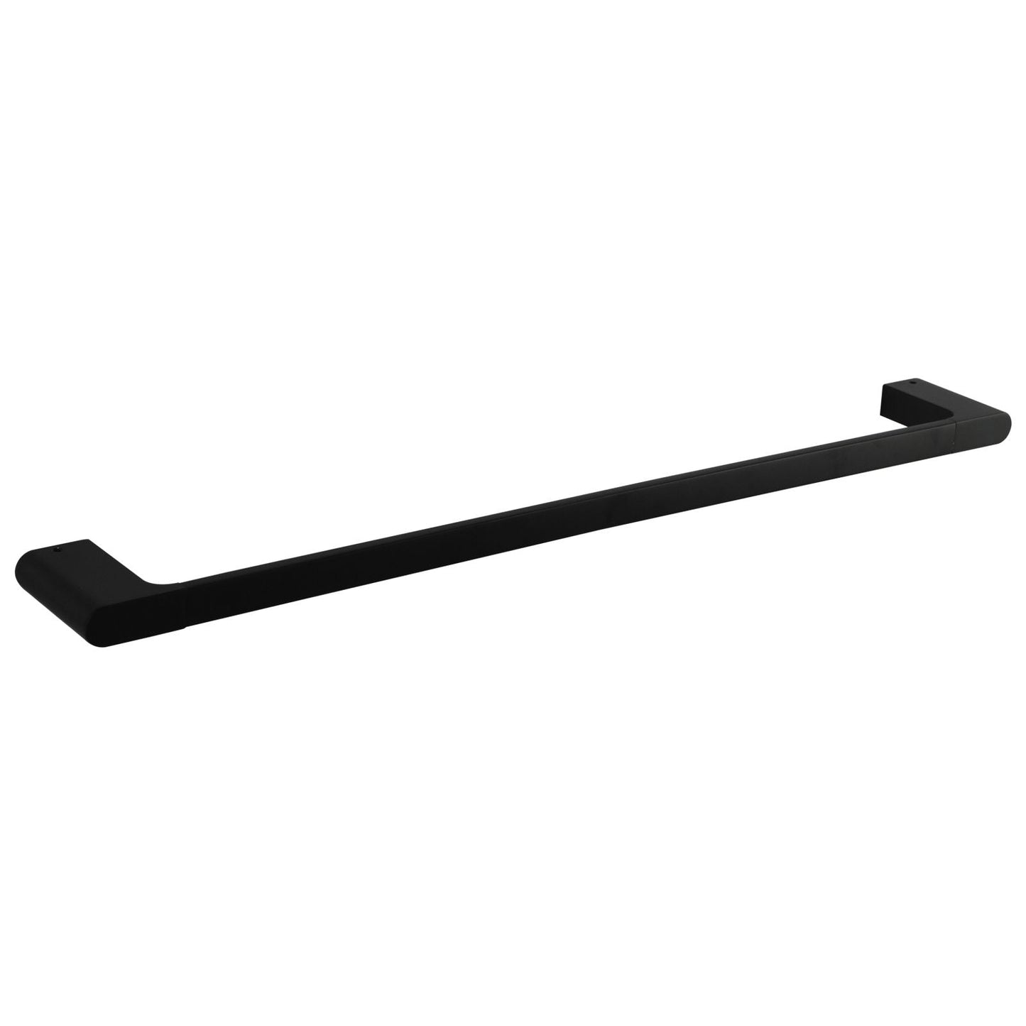 VOSS Matte Black Single Towel Rail 600mm
