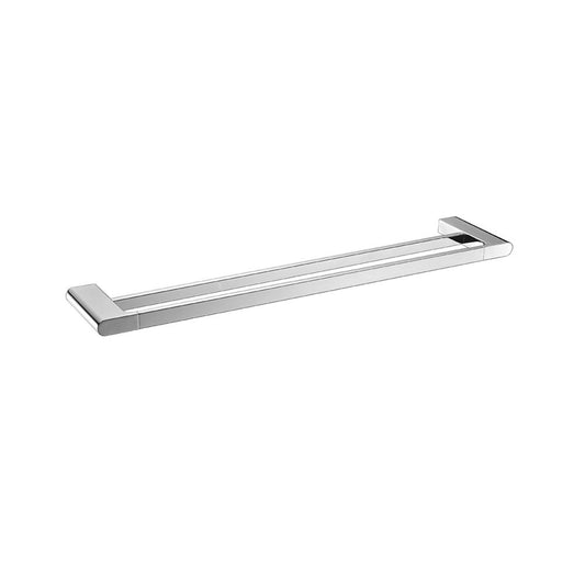 VOSS Chrome Double Towel Rail 600mm