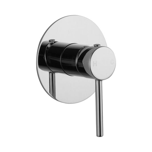 LUCID PIN Series Round Chrome Shower/Bath Wall Mixer(80mm Cover Plate)(color up)