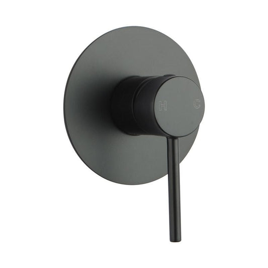 LUCID PIN Series Round Chrome Shower/Bath Wall Mixer(80mm Cover Plate)(color up)