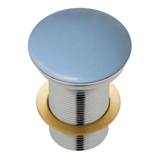 Fienza Ceramic Cap Pop-Up Waste 32mm Matte Blue