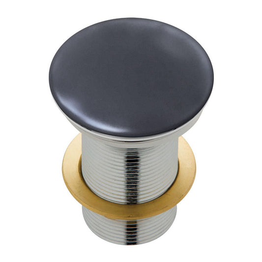 Fienza Ceramic Cap Pop-Up Waste 32mm Matte Dark Grey