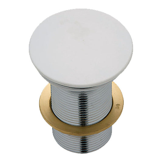 Fienza Cast Stone Cap Pop-Up Waste 32mm Matte White