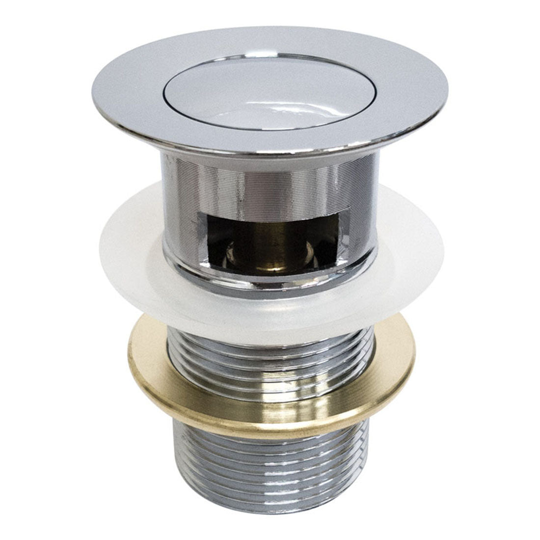 Fienza Flush Pop-Up Waste 32mm with Overflow Chrome